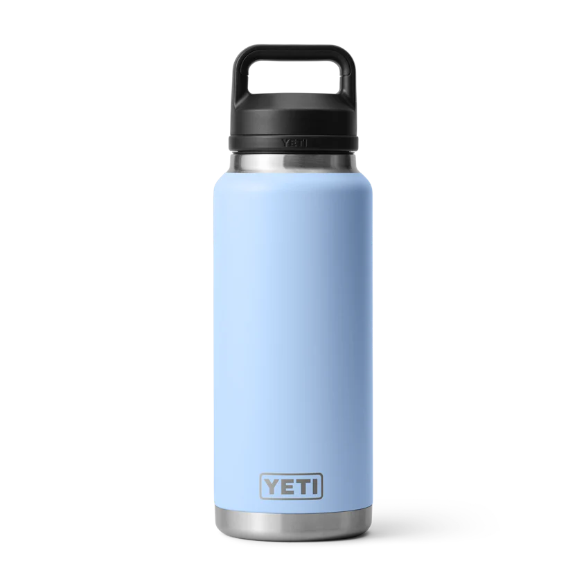 Foto de Frasco YETI 36oz Chug - Azul Cielo Sky original sobre fondo blanco
