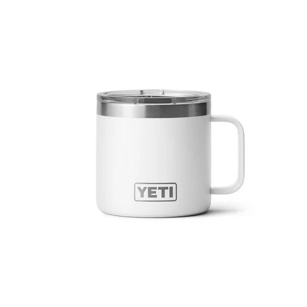 Foto de Pocillo YETI Rambler 14oz - Blanco Nieve original sobre fondo blanco
