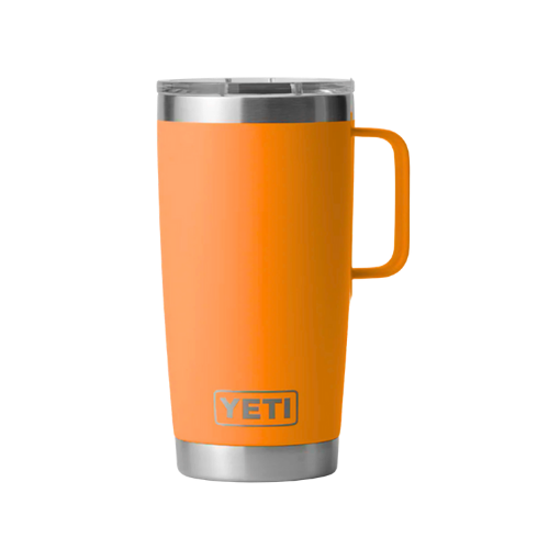 Foto de Taza Aislante YETI 20oz - Naranja King Crab original sobre fondo blanco