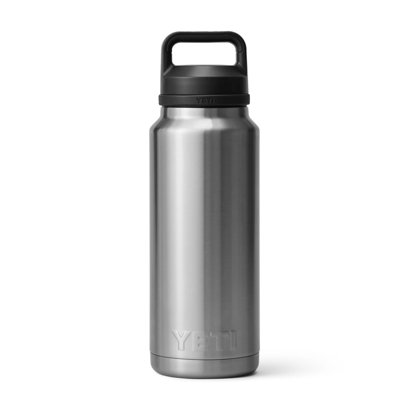 Foto de Frasco YETI 36oz Chug - Acero Inoxidable Natural original sobre fondo blanco